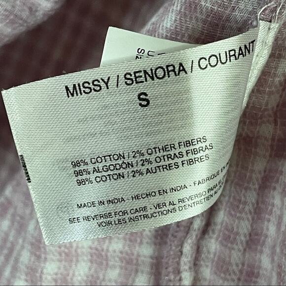 William Rast Mercer Tartan Plaid Shirt in Violet Ice Fine Lux Size Small - Picture 9 of 11